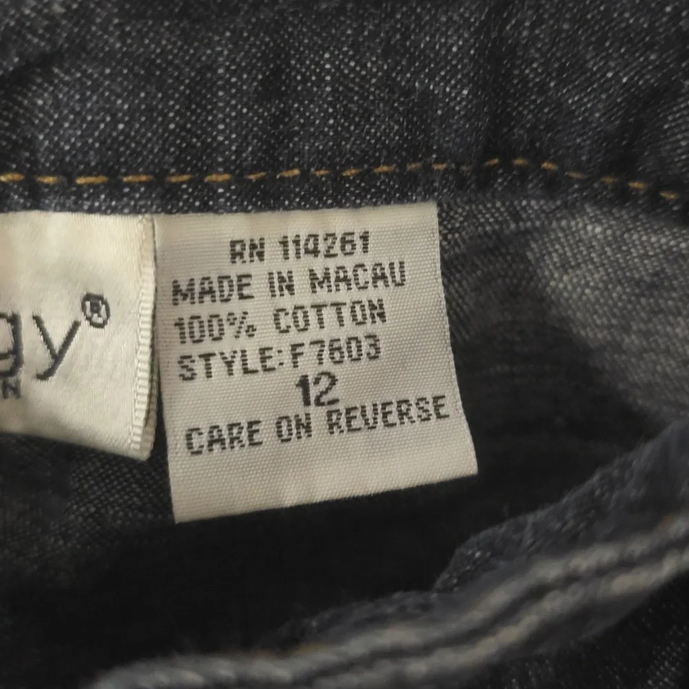Jeanology Collection Classic Dark Blue Wide Leg Jeans, Sz12 - Picture 4 of 12
